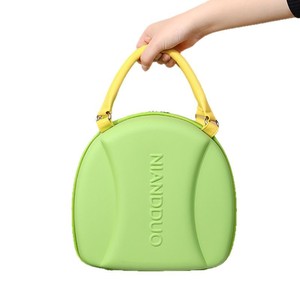 Nlandduo <b>EVA</b> Makeup Bag Round Waterproof Zipper Closure Travel Toiletry Organizer for Women - Product Image 1