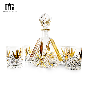 Một cửa mua sắm Whisky chai châu âu trong kho số lượng lớn Tinh thể thủy tinh rượu Whisky - Product Image 1