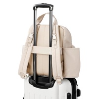 Sac à langer multifonctionnel grande capacité avec matelas à langer, crochet pour poussette, pochette pour bagage, sac à dos à couches, sac de voyage pour bébé