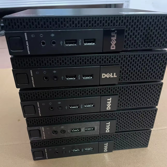 Refurbished D-ell 3070M Intel Mini PC I3 8th Gen 8GB 256GB SSD Compact Small Form Factor Metal Anti-Dust Cooling Office Desktop
