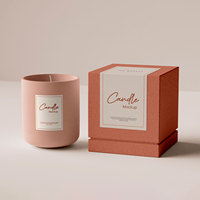Boîte d'emballage personnalisée pour bougies avec logo pour diffuseur à bâtonnets en verre, cadeau de luxe, vente au détail et en gros