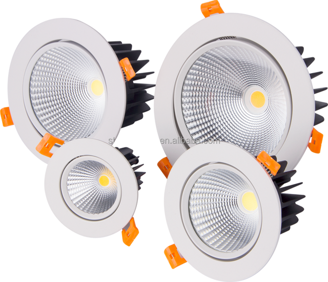10w 20w 30w 40w Heaving Housing Best Cooling Led Downlight Project Recessed Led Downlight