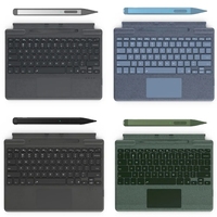 2025 nouveauté Portable mince sans fil pour clavier Bluetooth avec conception fendue de stylo pour Surface Pro 11/10/9/8/X