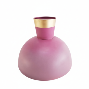 แจกันดอกไม้เหล็กตกแต่งบนโต๊ะขนาดมาตรฐานสองโทนสีสดใสแจกันดอกไม้แก้วสไตล์ใหม่สำหรับตกแต่งบ้านทำด้วยมือ - Product Image 1