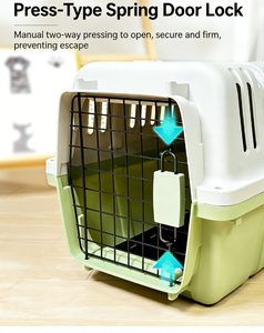 Trasportini Portatili IATA per Cuccioli Gabbie Generiche da Viaggio in Plastica Grandi Casse per Cani - Product Image 4