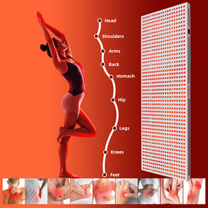 Redfy RT4500S + Panel terapi lampu merah, kendali jarak jauh 8 9 Panjang gelombang layar sentuh berdiri colokan AS - Product Image 5