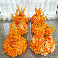 Boule de fleurs en soie moderne de haute qualité, design unique, couleur originale, centre de table pour mariage, décoration pour la fête des mères