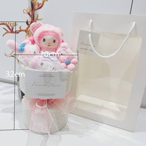 Bouquet de jouets en peluche chat et chien Kawaii, peluche douce et câline, bouquet romantique, cadeau pour les couples, Saint-Valentin - Product Image 3