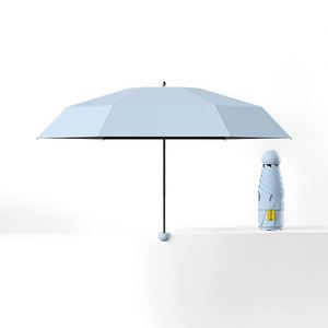 Promotion : Mini parapluie de poche ultraléger, compact et pratique, avec protection UV, pliable en cinq sections, nouveau style capsule, personnalisable avec logo - Product Image 4