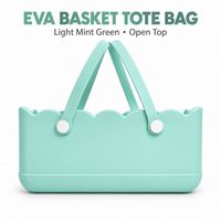 Sac de plage personnalisé en caoutchouc, sac à main étanche en EVA, grande capacité, sac de voyage, sacs fourre-tout d'extérieur avec breloques DIY