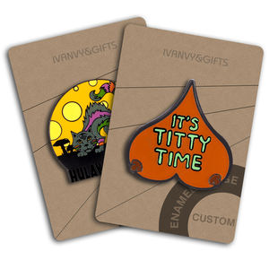 Épingle en émail pour insigne en métal au design personnalisé Épingle de revers en or - Product Image 5