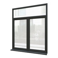 Ventanas Corredizas de Aluminio Modernas Lukliving con Doble Vidrio Templado, Función Insonorizante para Uso Doméstico, Diseño Abatible