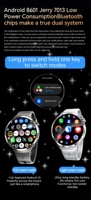 Smartwatch Sportivo Android 13 con Doppio Sistema, Schermo AMOLED Grande Scorrevole, Doppia Fotocamera, Compatibile con Rete 5G, Monitoraggio Frequenza Cardiaca