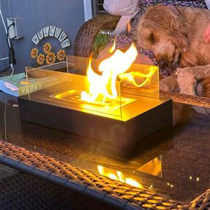 Mini Chimenea de Diseño Moderno para Picnic, <span class=keywords><strong>Pequeña</strong></span> <span class=keywords><strong>Estufa</strong></span> de <span class=keywords><strong>Bioetanol</strong></span> Cuadrada de Acero al Carbono - Product Image 5