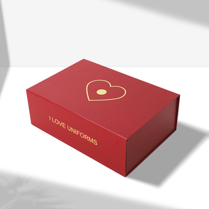 Custom Packaging <strong>Boxes</strong> Luxury Logo Recycled Cardboard Folding <strong>Red</strong> Clothing Box Foldable Paper Gift <strong>Boxes</strong> Magnetic - Product Image 2