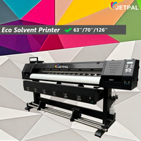 Impresora Plotter Eco Solvente Jetpal de 1.8m (6.2 pies) con Cabezal de Impresión Individual Xp600 I1600 I3200 para Materiales de Exterior y Lonas de Vinilo