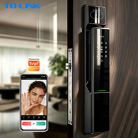 Serrure de porte intelligente Tolink P60 avec reconnaissance faciale 3D, étanche IP65, empreinte digitale pour porte d'entrée