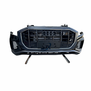 Para el conjunto de parachoques delantero <span class=keywords><strong>Audi</strong></span> Q8 Premium 2019-2024, parachoques delantero equipado con amplificador de Metal de rejilla de ventilador de radiador - Product Image 1