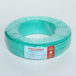 Cheap 1mm 1.5mm 2.5mm 4mm 6mm Copper Conductor Flexible PVC Electrical Electric Building Wire Cable For House Wiring H07V-U