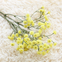 Fleurs artificielles Gypsophila en plastique effet naturel, faites à la main, 65 cm, durée de vie de 3 ans, pour décoration, vente en gros