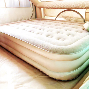 Matelas gonflable portable OULUO pour l'extérieur, simple ou double, en PVC résistant aux déchirures, imperméable, durable, pour le camping et les voyages, <span class=keywords><strong>pliable</strong></span> CQZP-2 - Product Image 1