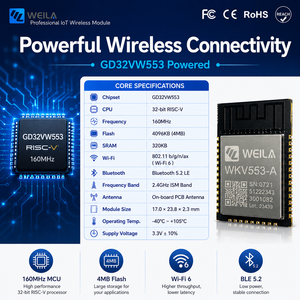 ไวไฟ 6 BLE 5.2 โมดูลไร้สายแบบสองโหมด โมดูลการสื่อสาร <span class=keywords><strong>IoT</strong></span> แบบฝังตัว - Product Image 2