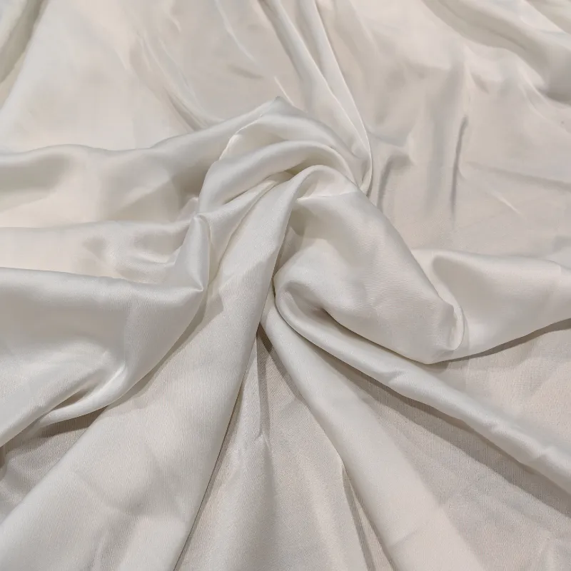 Hiqh quality low price armani satin fabric dyed satin poly silk fabric for dress