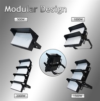 Projecteur LED de stade sportif haute puissance modulaire 500W 1000W 1500W 2000W IP65 étanche pour extérieur