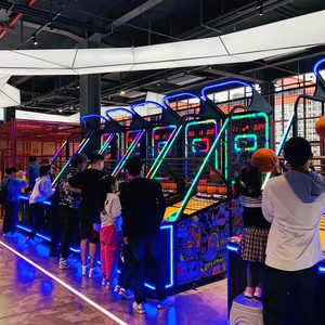 Máy bóng rổ người lớn đầy màu sắc, Máy Bắn bóng rổ, Máy bóng rổ video, Máy trò chơi vận hành bằng tiền xu, trẻ em - Product Image 6