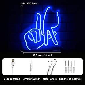 Equipo de béisbol de Los Ángeles, luces de neón, letras azules, letrero de neón LED para decoración de pared para hombre, cueva, sala de juegos, acrílico duradero hecho a mano - Product Image 2