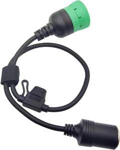 Linkyou Freightliner Kamyon Kablo Demeti 9 Pin Tip <span class=keywords><strong>2</strong></span> J1939 Çakmak Dişi Konnektörü 15A Sigorta 16AWG Sabit Güç - Product Image 3