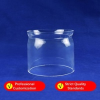 Bécher en quartz fondu SiO2 haute pureté 99,99 % avec rebord, résistant à la chaleur, JGS2, personnalisable, pour usage en laboratoire, >90 %, marque HaiChuan