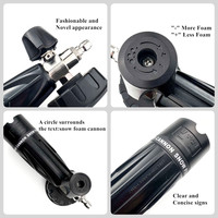 Canon à mousse pour nettoyeur haute pression OnniLuLu Ultra 1.0 avec adaptateur de raccord rapide 1/4 Lance à mousse Pulvérisateur