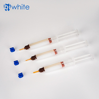 Gel blanchissant pour les dents 35% peroxyde, seringue à double canon, gel de blanchiment dentaire pour clinique, dentiste, salon de beauté, kit de blanchiment