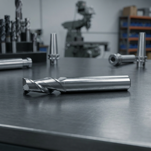 Ttake TA9992 Fraise à queue en carbure monobloc non revêtue, 35° de hélice, 2 dents de coupe, 65 HRC, rainures courtes, revêtement, 92x32x49mm - Product Image 2