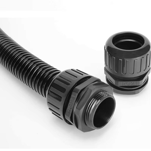 Prensaestopas impermeable IP68 PG7 para cables de 3-6.5mm, PG9, PG11, PG13.5, PG16, PG19/21, conector de plástico de nailon blanco/negro - Product Image 6