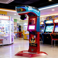 Machine de jeu d'arcade Dragon Fist commerciale, testeur de force de frappe à monnayeur pour divertissement, multi-joueurs, usage intérieur