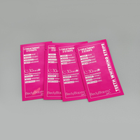 Impression numérique 3 côté joint sac petit thermoscellé feuille cosmétique sachet sac échantillon emballage pochette