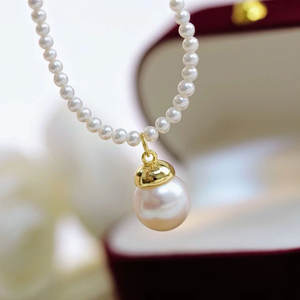 S925 Silver Pendant Empty Holder DIY Accessories with 9-13mm Round Beads <b>Concealer</b> Necklace Pendant 31087 - Product Image 3