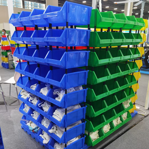 Warehouse Storage Bins Plastic Shelf Bin Boxes Stackable plastic storage part bins