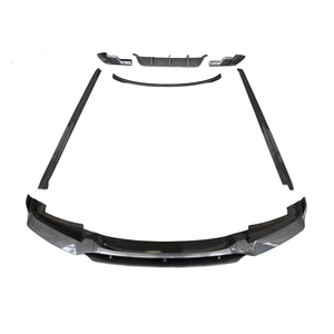 Paraurti auto carbonio Look <span class=keywords><strong>Sport</strong></span> nero Samurai anteriore labbro posteriore diffusore tutto corpo Aero Kit per <span class=keywords><strong>BMW</strong></span> X6 F16 - Product Image 1