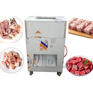 Machine commerciale sûre coupe-viande poulet Cuttre Machine automatique viande crue trancheuse trancheuse boeuf boucher viande découpeuse - Product Image 2