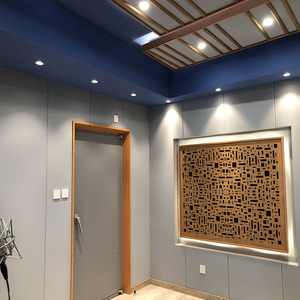 Melamine <span class=keywords><strong>Sound</strong></span> Proofing <span class=keywords><strong>Foam</strong></span> Wall Trang Trí Trắng Bền Chống Cháy Acoustic Panel - Product Image 5