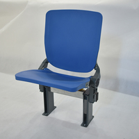 Siège de stade pliable ergonomique avec coussin pour terrain de sport intérieur