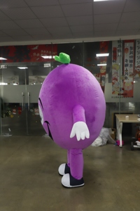 Costume de mascotte gonflable <span class=keywords><strong>en</strong></span> forme de raisin violet pour les ventes <span class=keywords><strong>en</strong></span> <span class=keywords><strong>ligne</strong></span>, nouveau, costume de mascotte de fruits et légumes, costume de mascotte de dessin animé, poupée d'action - Product Image 3