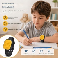 Nouveaux produits transfrontaliers : Jouets de décompression TPR en forme de montre, pierres sensorielles détachables à texture apaisante, unisexe pour jeunes