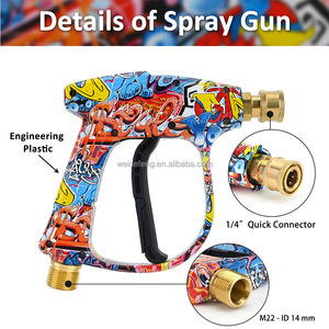 Kit <span class=keywords><strong>de</strong></span> Pistola <span class=keywords><strong>de</strong></span> Agua para Lavadora a Presión, Conector <span class=keywords><strong>de</strong></span> Manguera para Limpieza <span class=keywords><strong>de</strong></span> Autos, Compatible con Karcher, Nilfisk, Parkside, <span class=keywords><strong>Bosch</strong></span>, Boquillas <span class=keywords><strong>de</strong></span> Conexión Rápida - Product Image 2