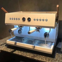 Cafetière commerciale intelligente semi-automatique à 2 groupes Machines à café express professionnelles Machine à expresso pour café