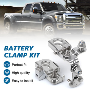 <b>Battery</b> Clamp Kit For Ford Raptor 926-882 926-879 Stainless Steel Positive Negative <b>Terminal</b> - Product Image 1