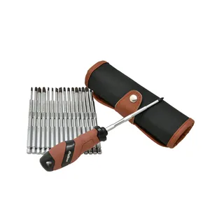 S2 Stahl Kunststoff Griff schraubendreher mit LED licht in kopf 4 in 1 schraubendreher - Product Image 1
